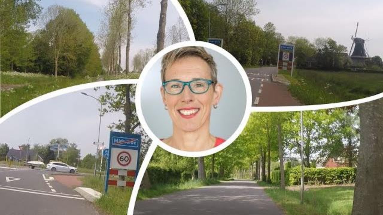 Dwalen op de fiets, fietstocht door Groningen.