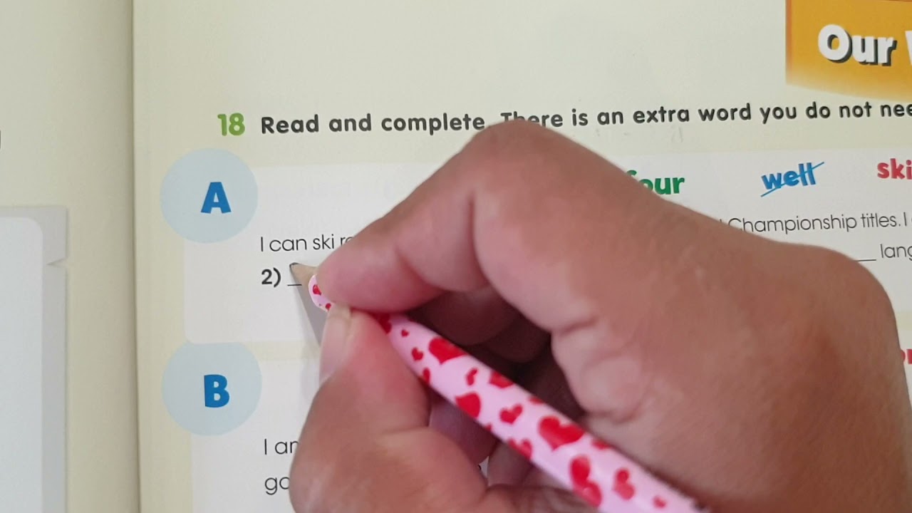 УРОК - 404: Blue Activity Book - pages 10, 11