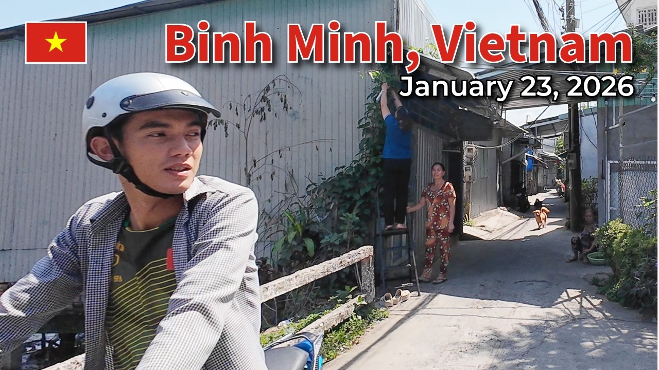 Binh Minh, Vietnam - January 23, 2026 [4K/50fps] (68 minutes)