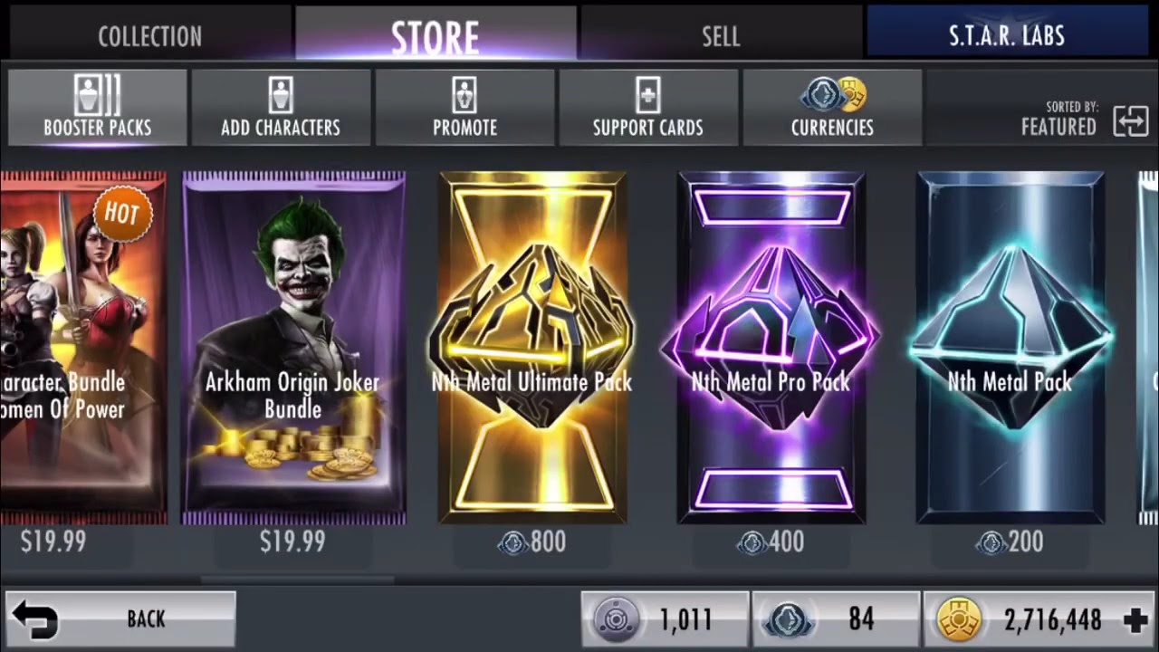 Opening My First Injustice Nth Metal Pack