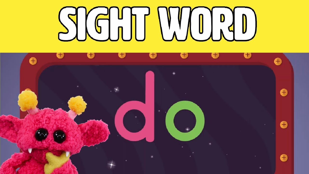 DO - Let's Learn the Sight Word DO with Hubble the Alien! | Nimalz Kidz! Songs and Fun!