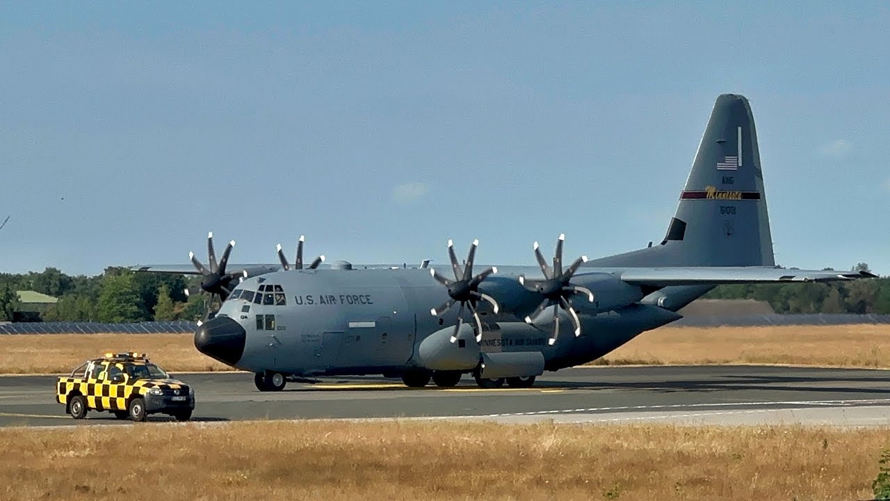 U.S. Air Force Lockheed C-130H (Minnesota Air Guard / 95-1001) at Weeze Airport (Air Defender 23)
