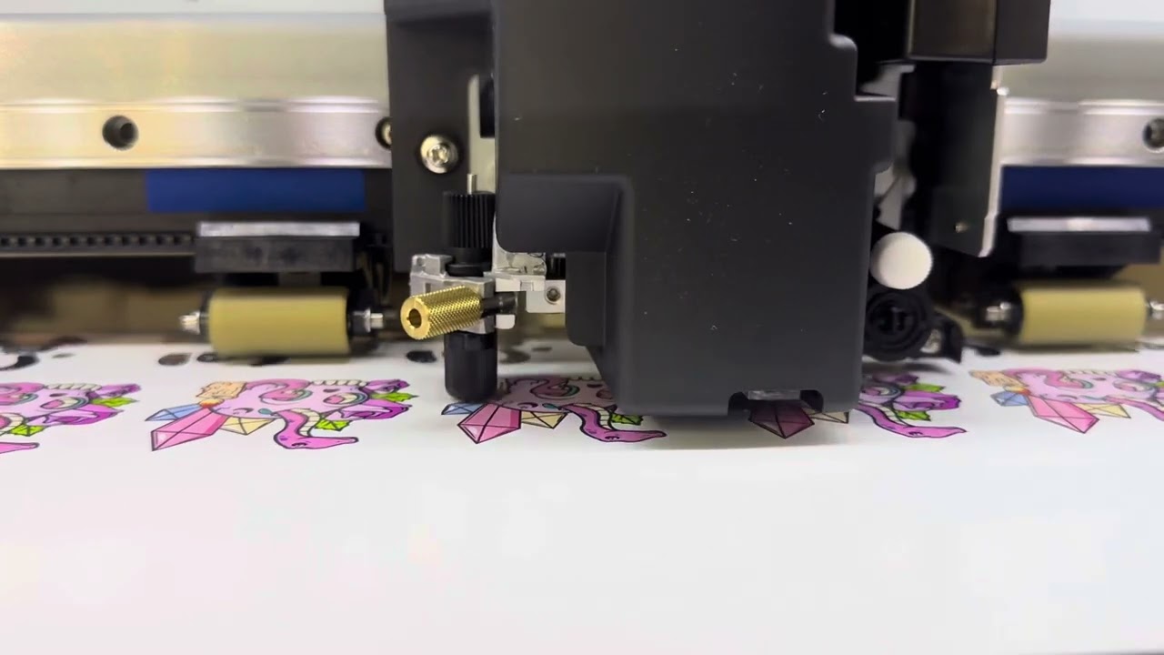 Printing on the Roland Truevis vg3-540 contour cut stickers