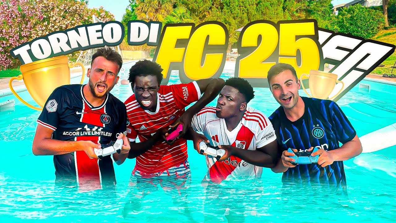 TORNEO DI FC25 IN PISCINA!💦 MONDIALE PER CLUB! CHI VINCERÀ ? w/PirlasV