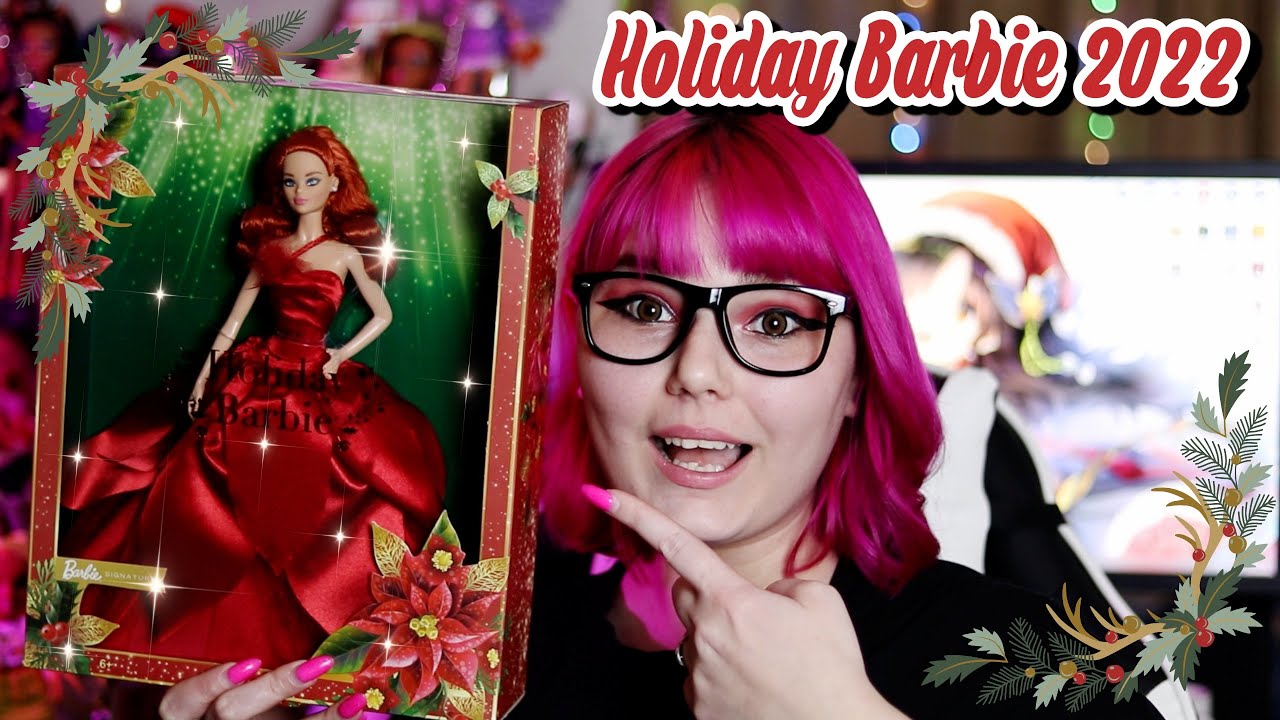 ОГНЕННАЯ КРАСОТКА🔥 Новогодняя КУКЛА Holiday Barbie 2022 ЭКСКЛЮЗИВ для магазина Walmart *ОБЗОР*