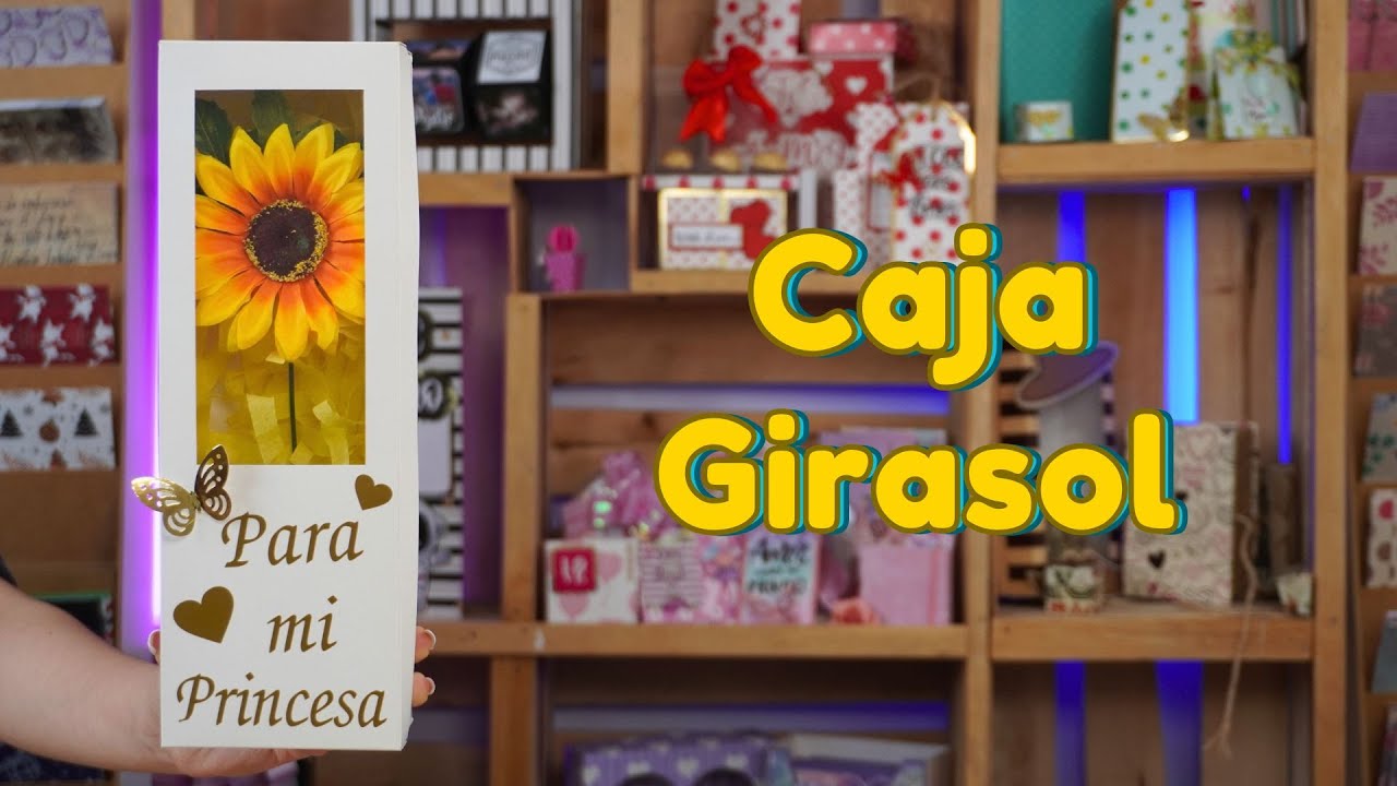 Caja Girasol (paso a paso)