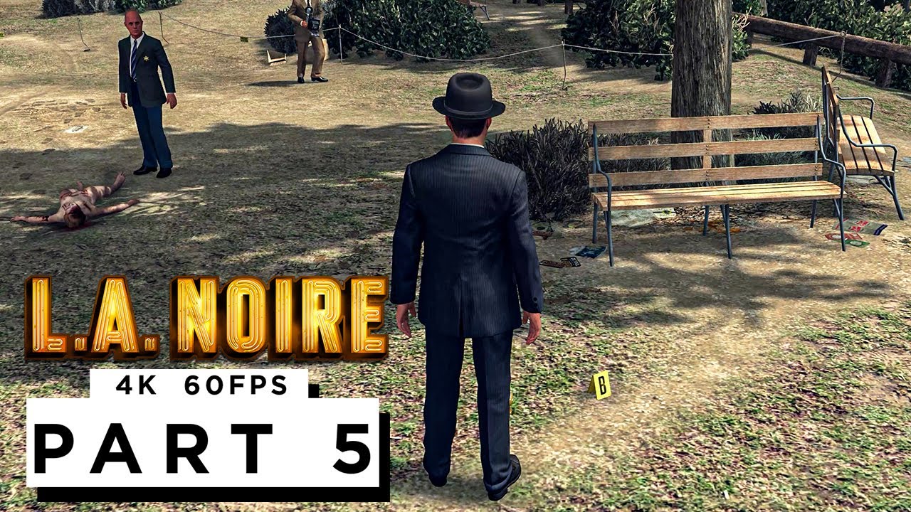 L.A NOIRE - THE RED LIPSTICK MURDER - Walkthrough Gameplay Part 5 - (4K 60FPS) - No Commentary