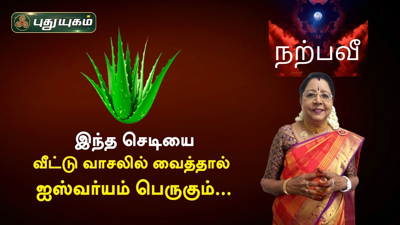 இந்த செடியை வீட்டு வாசலில் வைத்தால் ஐஸ்வர்யம் பெருகும்... Dr.சஷ்டி ஸ்ரீ.T.சரவணாதேவி | PuthuyugamTV