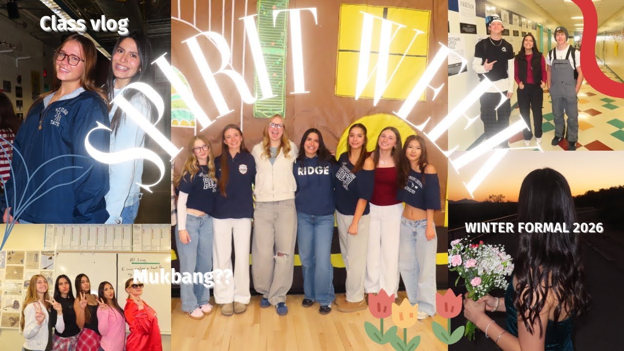 Spirit week vlog 2026!!💐