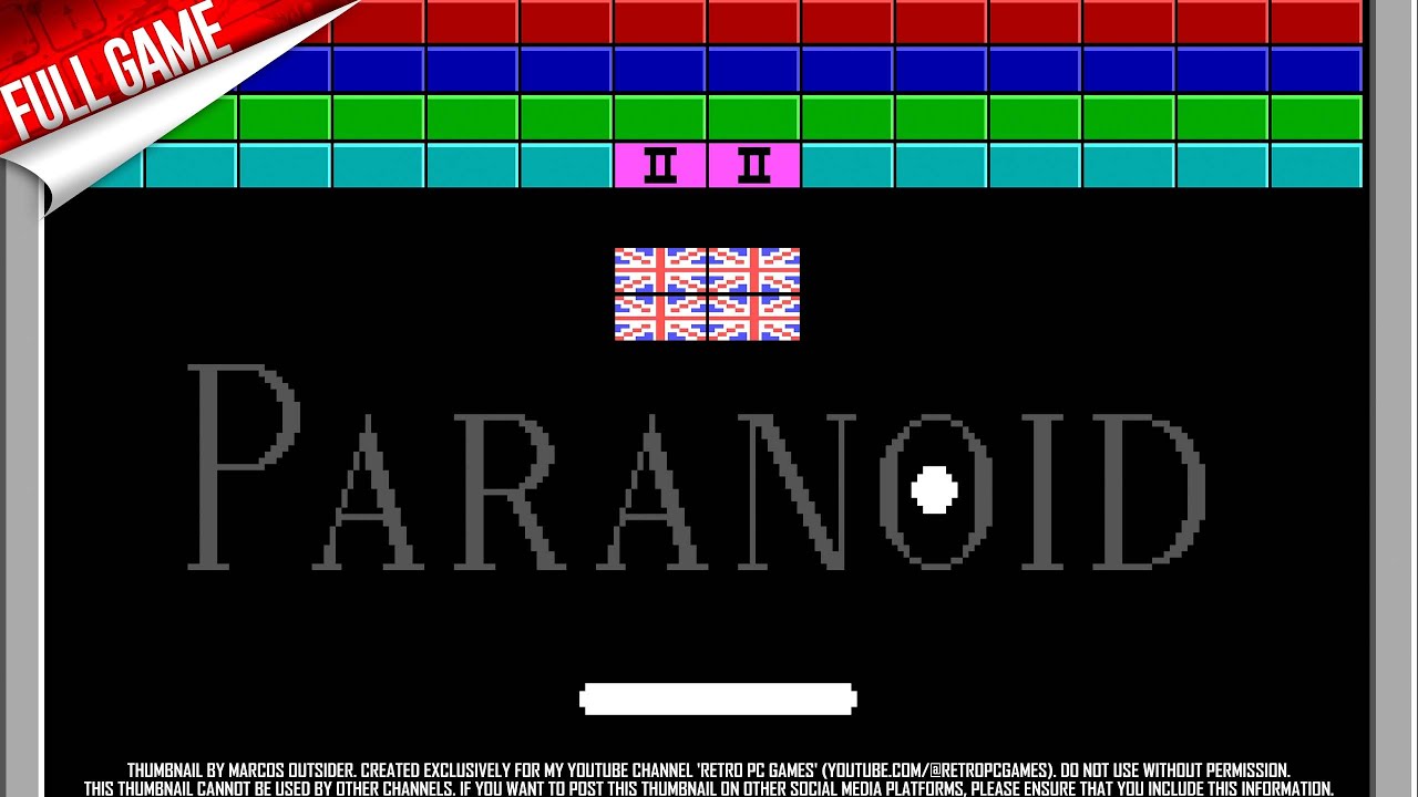 Paranoid (PC DOS, 1993) Longplay (All 30 Levels)