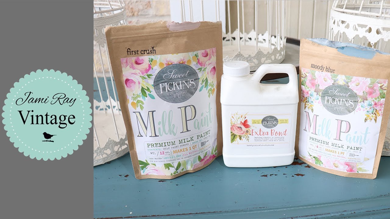 How To Distress Chippy Paint and Seal With Dark Oil Wax | Sweet Pickins Milk Paint
