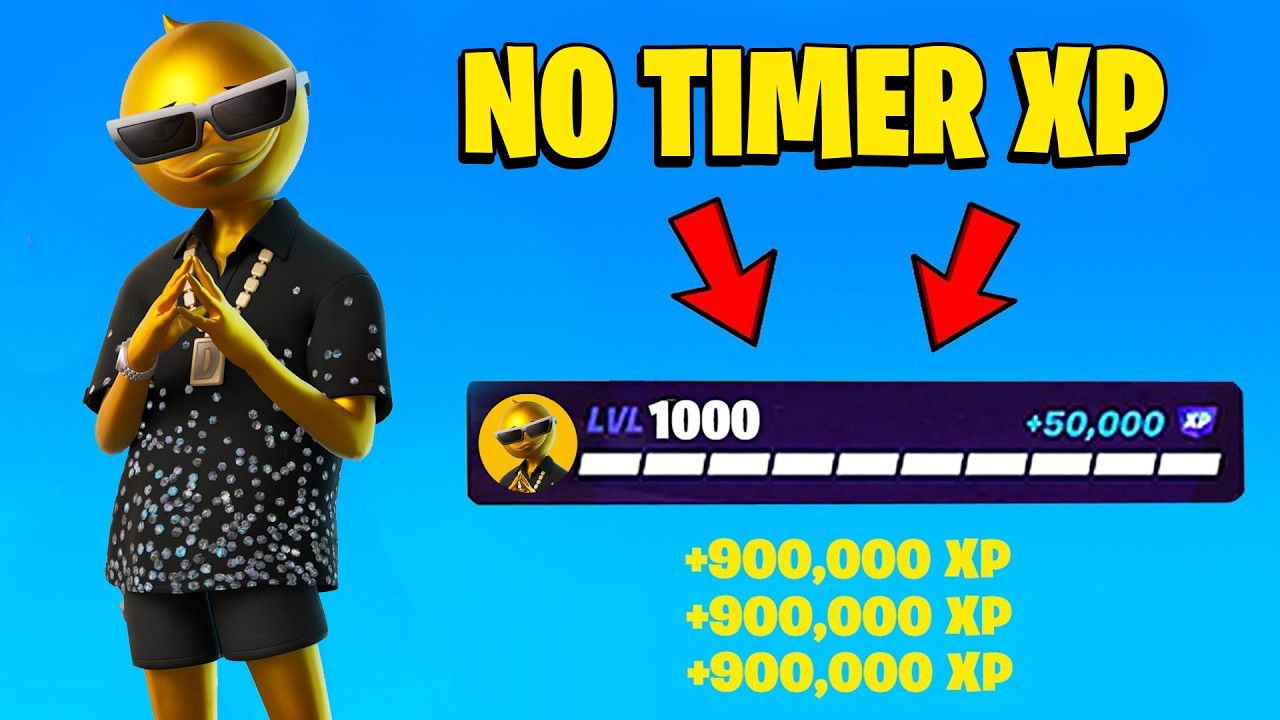 НОВАЯ ЛУЧШАЯ *БЕЗ ТАЙМЕРА* КАРТА ДЛЯ БЫСТРОГО НАКОПЛЕНИЯ ОПЫТА В FORTNITE, 7 ГЛАВА 3 СЕЗОН (322 000)