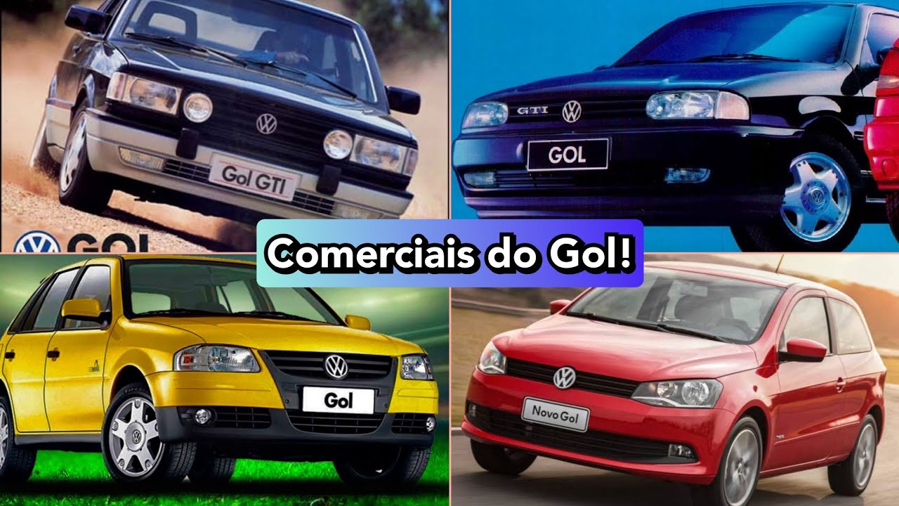 VW GOL COMERCIAIS 1980 a 2022 CRONOLOGIA