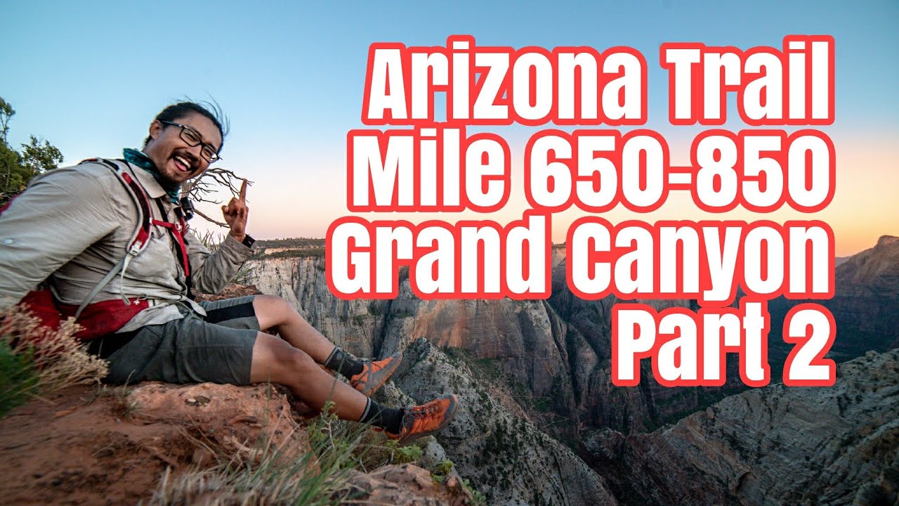 Arizona Trail Grand Canyon Bike Carry and End of Thru-Bikepacking. Flagstaff to Utah Ep 13 Pt. 2