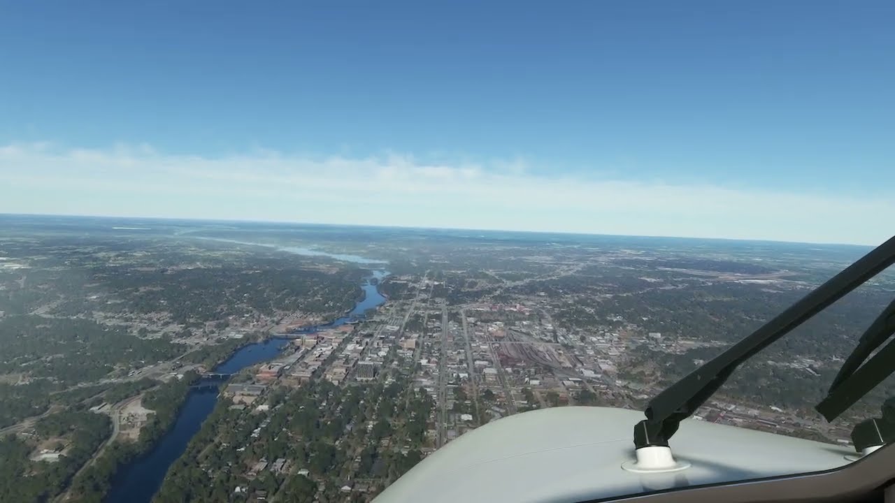 Landing in Columbus Georgia | KCSG (CSG) | Columbus Airport #landing #columbus #georgia #fs2020