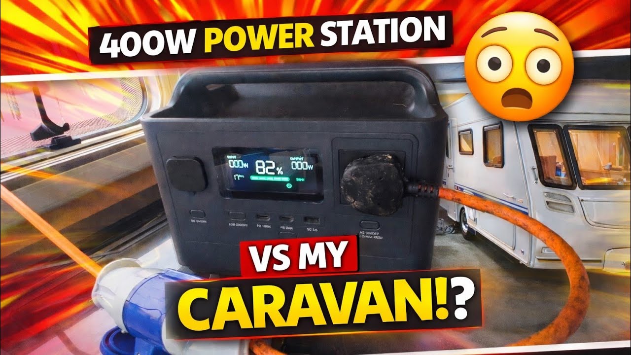 Aferiy P040 400W Mini Power Station vs My Caravan?! 😳 Can It Really Do This?