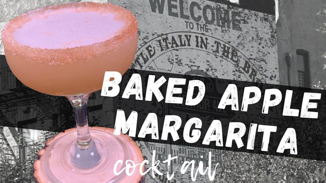 BAKED APPLE MARGARITA || Tequila Fall Cocktail