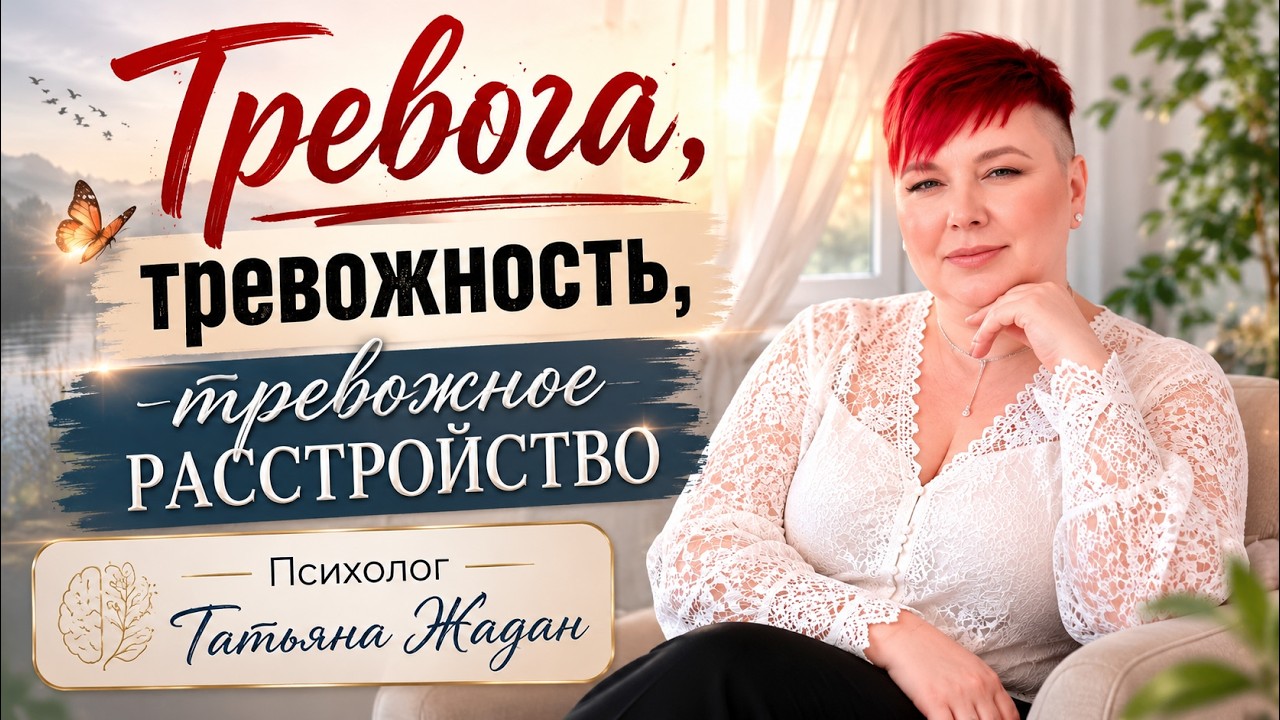 Тревога, тревожность, тревожное расстройство. Тревожность как свойство личности. Психолог Т.Жадан