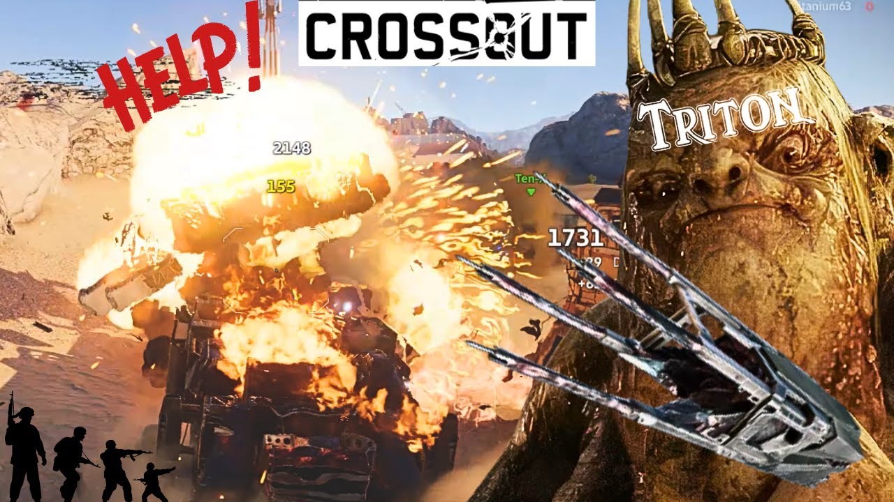 Crossout: TRITON 🔱 The Best CW & PVP Shotgun Ever!