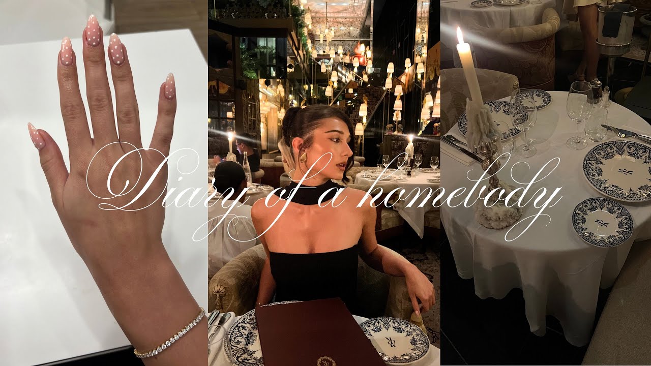 diary of a homebody living in dubai (girls night, christmas nails & a grwm)