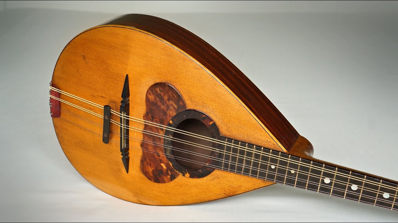 Antique English Mandolin by W. H. Tidder & Sons