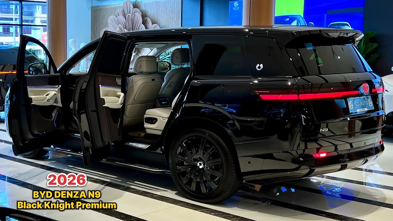 Совершенно новый 2026 год! BYD DENZA N9 Black Knight — самые роскошные автомобили — суперпремиум-...