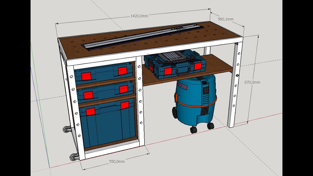 Comment fabriquer un établi multifonction Type MFT/Build an MFT workbench part1