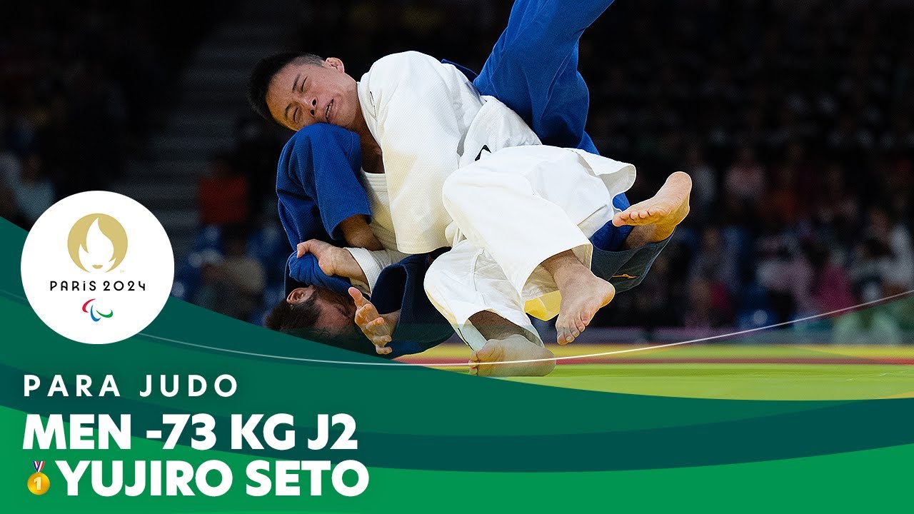 🇯🇵 Japan's Yujiro Seto Dominates Men -73 Kg J2 Final | Para Judo - Paris 2024 Paralympics