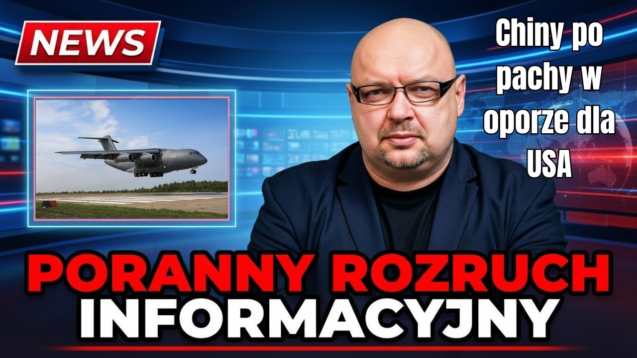 Poranny Rozruch Informacyjny #69.Chiny przyłapane na dużej pomocy Iranowi. Kapitan Lisowski