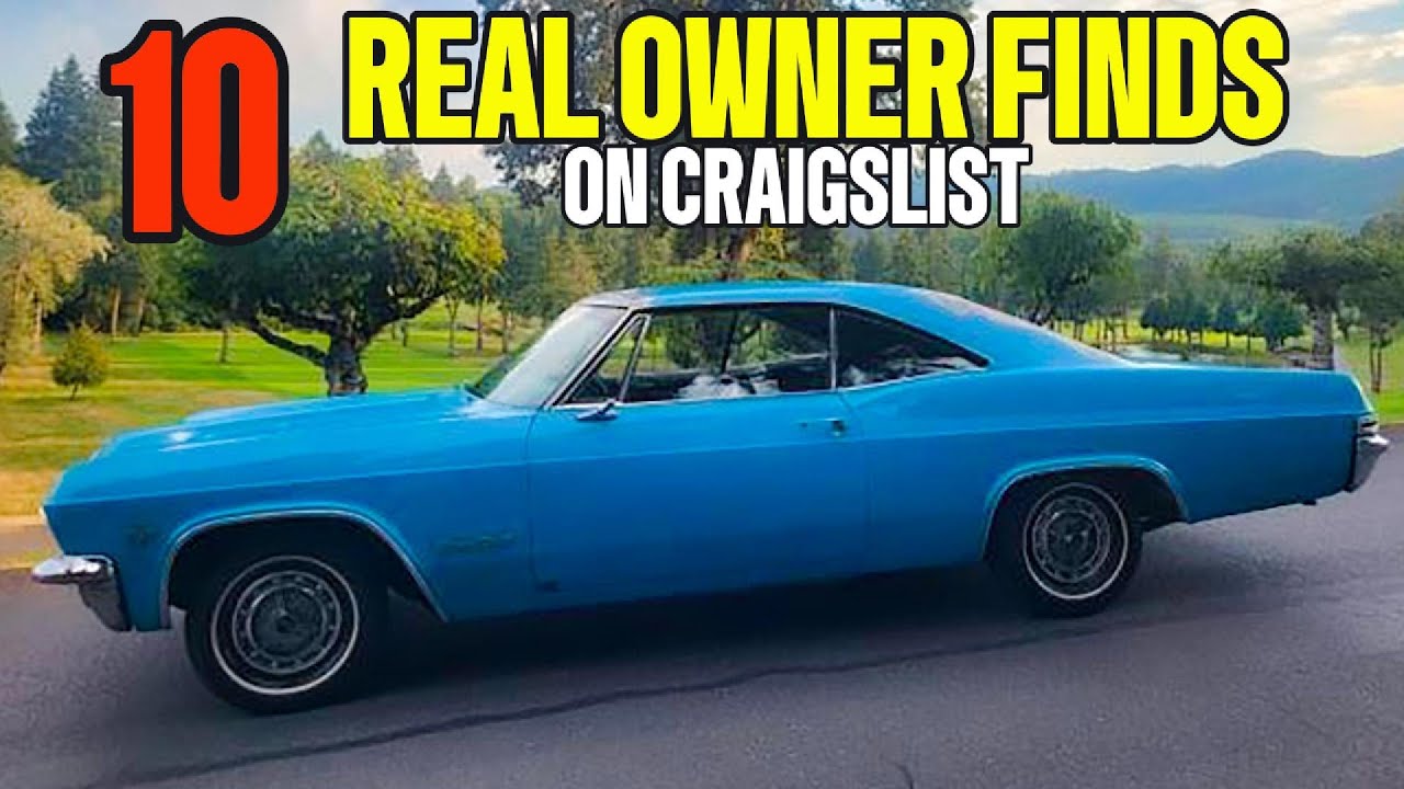 10 Real Owner Classic Car Finds on Craigslist!