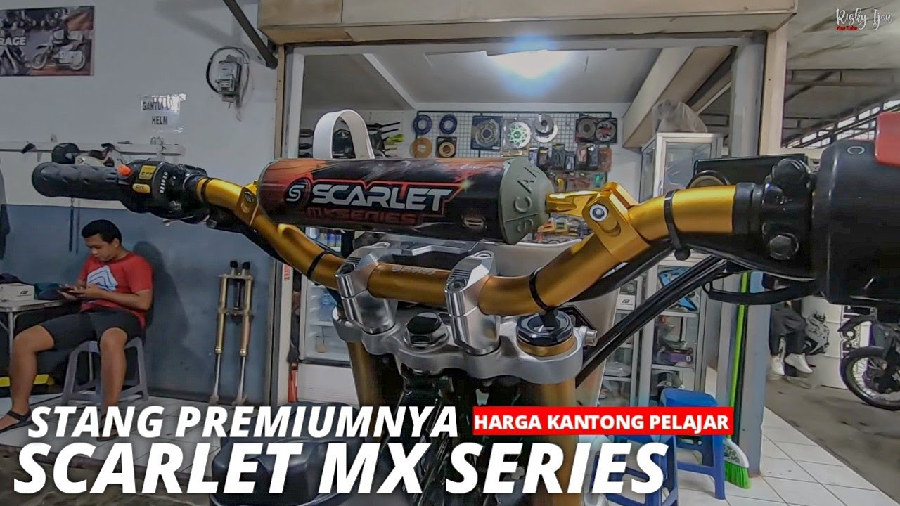 Modifikasi Crf 150L || Ganti Stang Scarlet Keluaran Terbaru || Auto ganteng || OriginaL