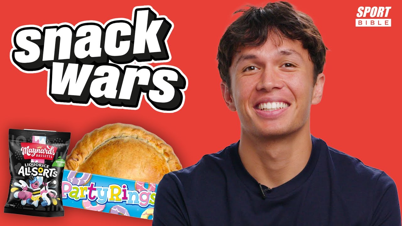 Formula 1 Driver Alex Albon Rates Food From Thailand And The UK | Snack Wars | SPORTbible