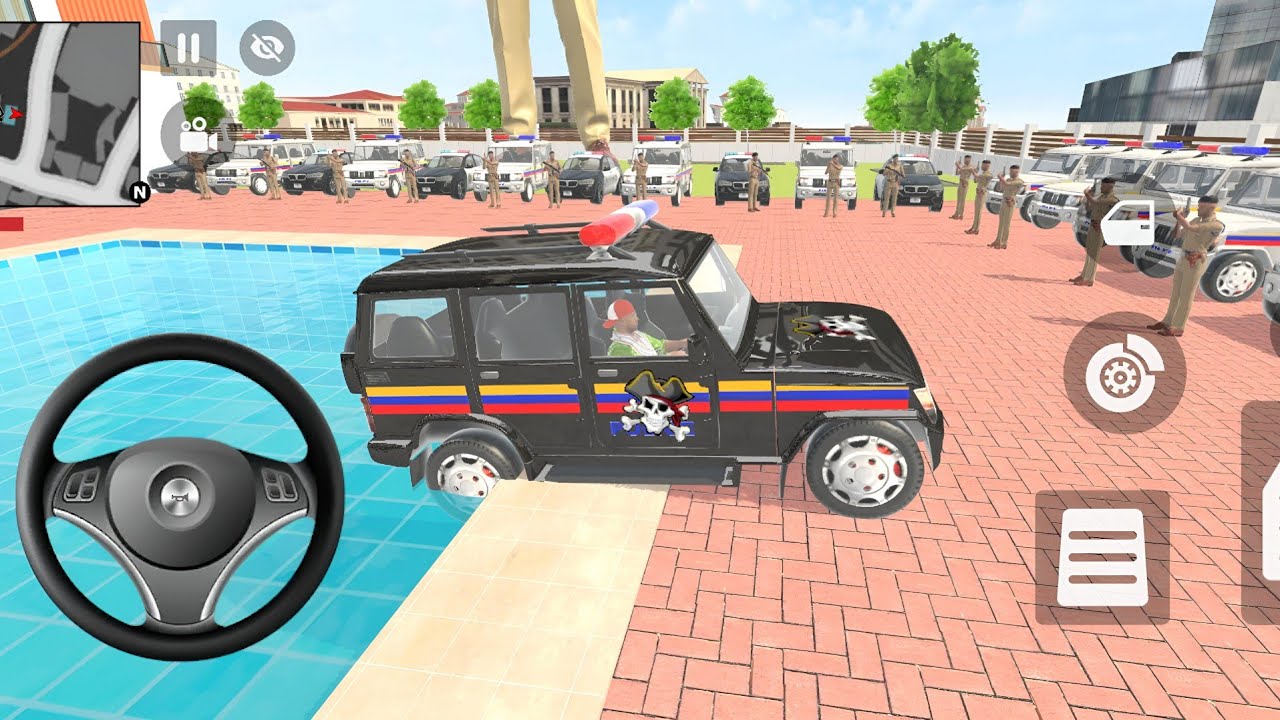 🎯 Jack Modified Police Car 🚨 Indian Theft Auto Simulator| Android Simulator Gameplay 🚓#1 