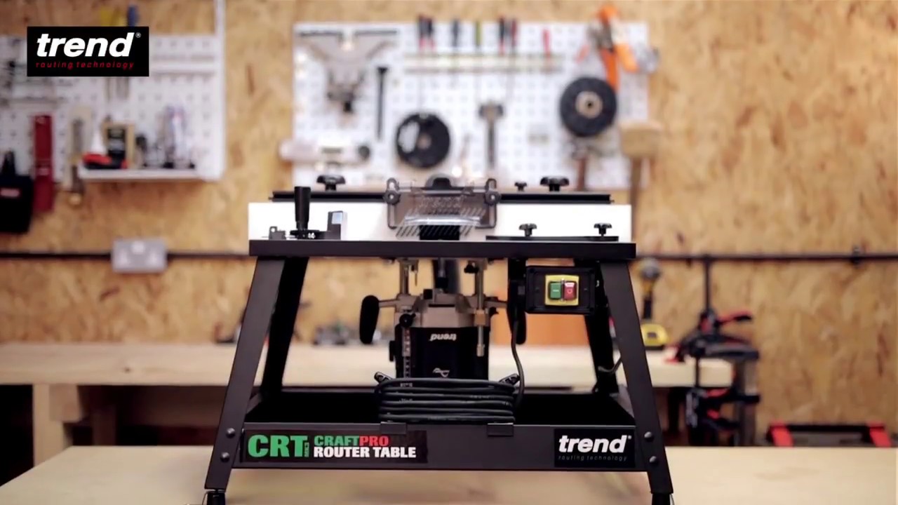 Trend CraftPro Router Table MK3 crtmk3 Overview