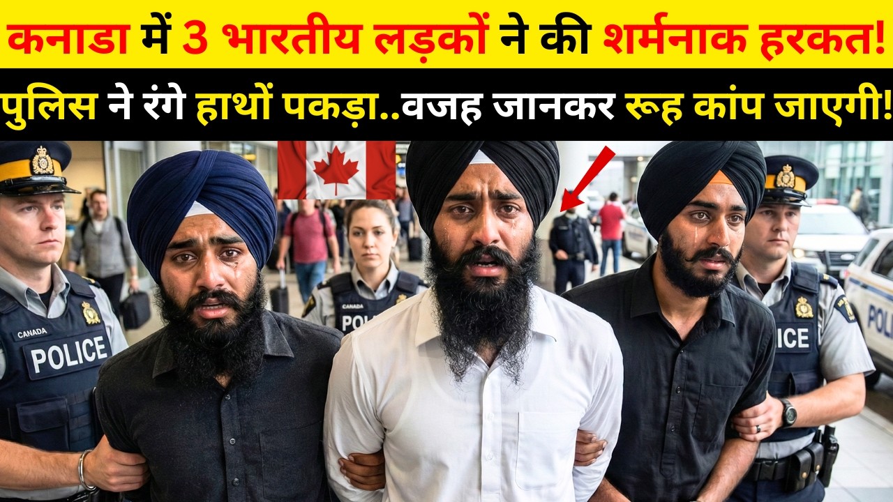कनाडा में बड़ा कांड! 3 भारतीय लड़के रंगे हाथों गिरफ्तार… अंदर की वजह सुनकर दहल जाएंगे!
