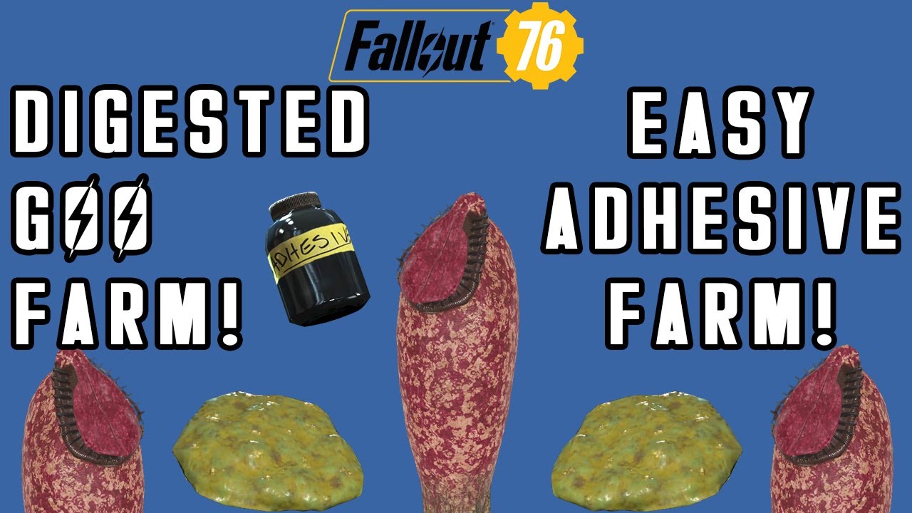 How To Get Digested Goo - Fallout 76 (Easy Adhesive Guide)