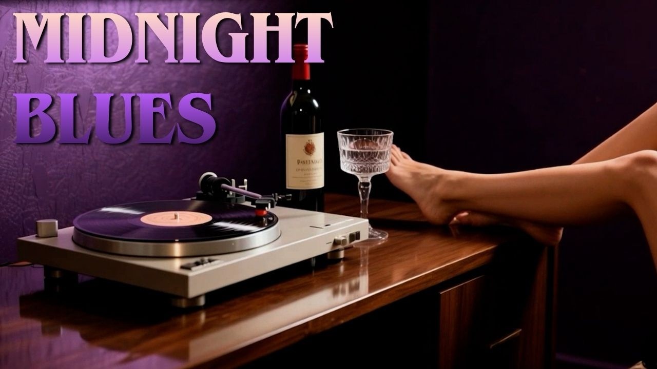 Relaxing Whiskey Blues Music for Midnight Chill Session | Slow Blues