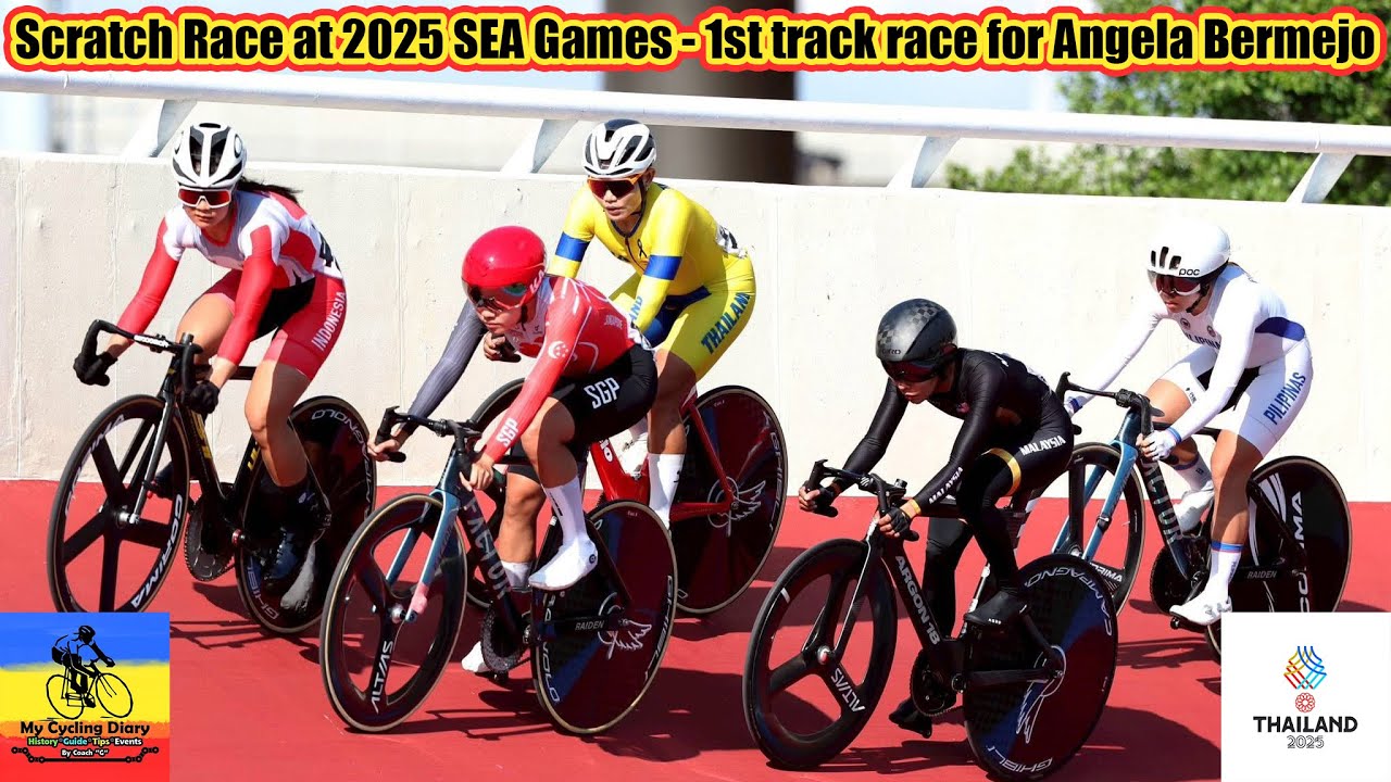 Scratch Race at 2025 SEA Games, 1st track race for Angela Bermejo | 2025 SEA GAMES | MyCyclingDiary
