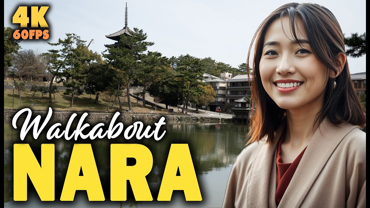 NARA Walk | 4K video Street Walking Tour Japan ASMR