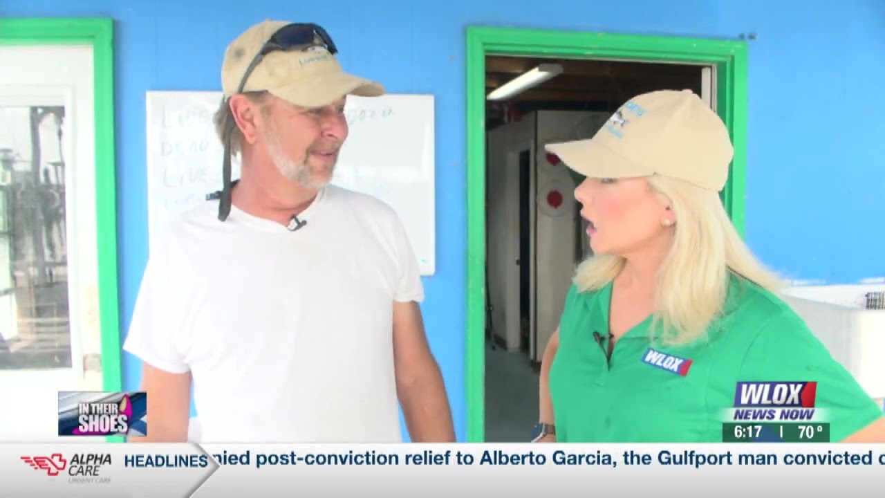 Bait Shop Owner -- In Their Shoes with Roscoe Liebig at the Pass Christian Harbor in Mississippi