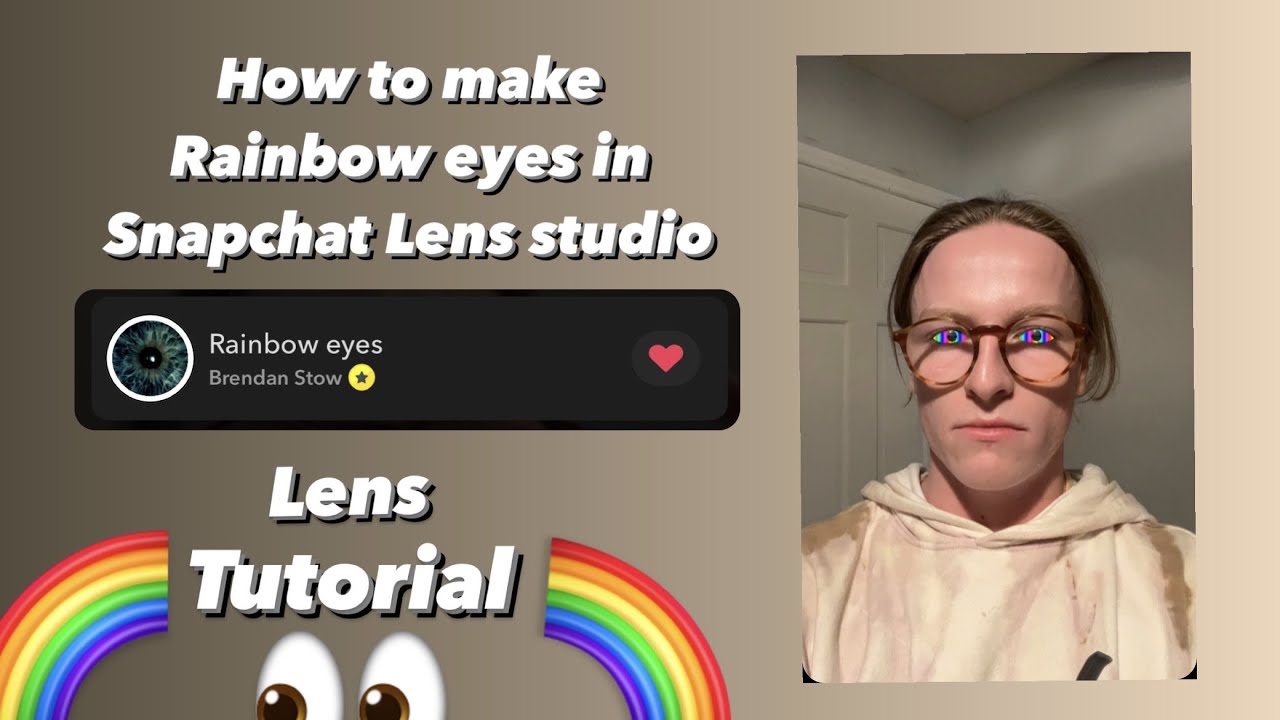 How to make Rainbow Eyes in Snapchat Lens Studio