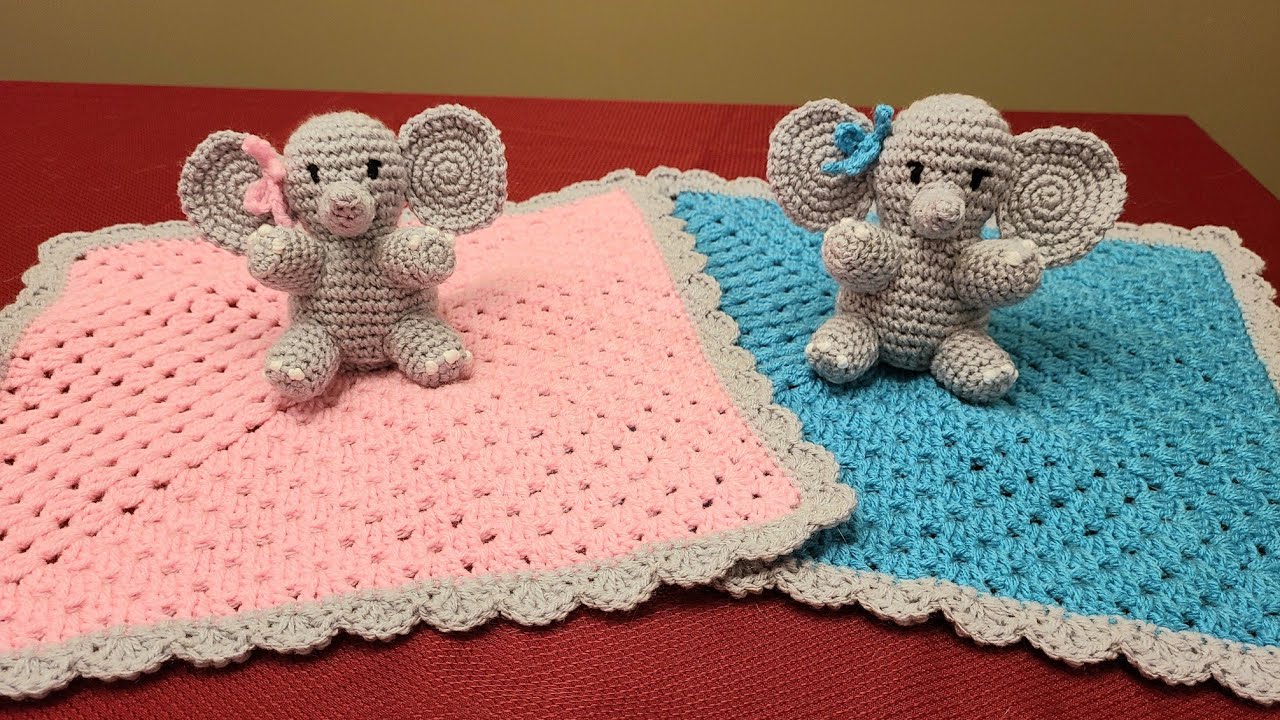 Crochet Elephant Lovey. Part 1