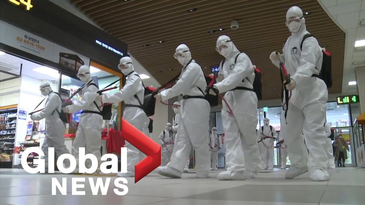 Coronavirus outbreak: Military disinfects site at centre of South Korea outbreak as new cases rise