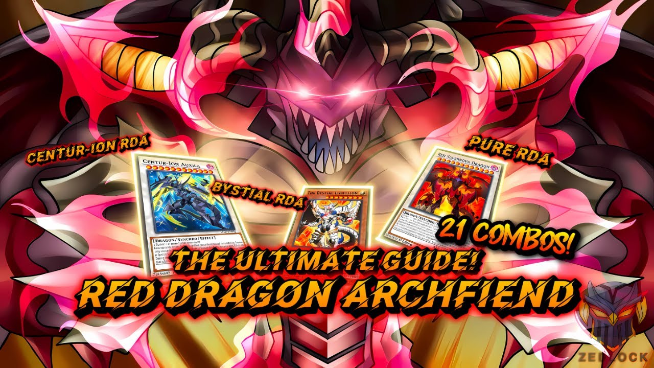THE ULTIMATE RED DRAGON ARCHFIEND GUIDE!🔥 21 RDA COMBOS | YUGIOH MASTER DUEL