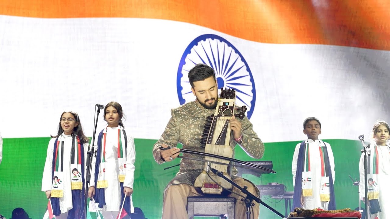 Indian National Anthem - Nabeel Khan (Live in Dubai) Jana Gana Mana