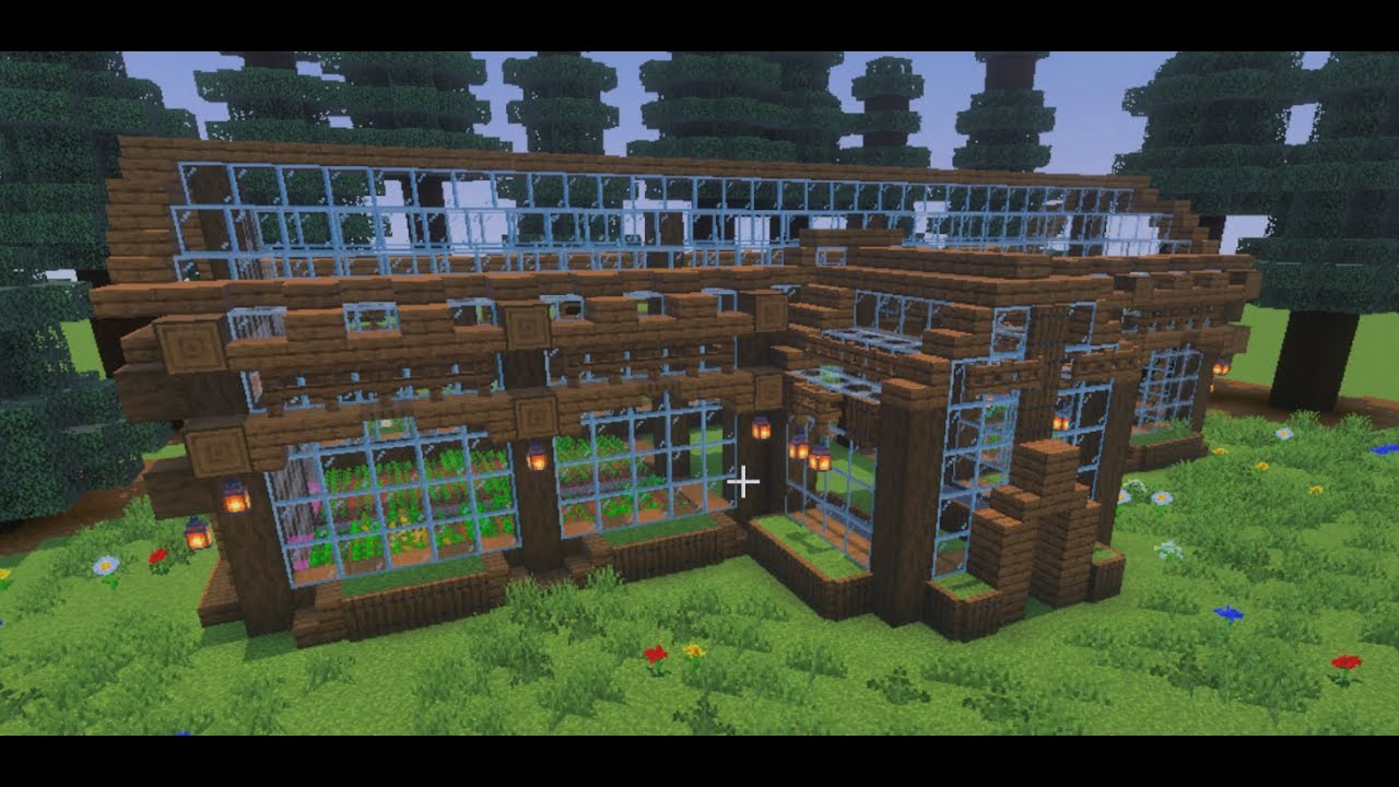 Minecraft: How to Build a Greenhouse | Tutorial