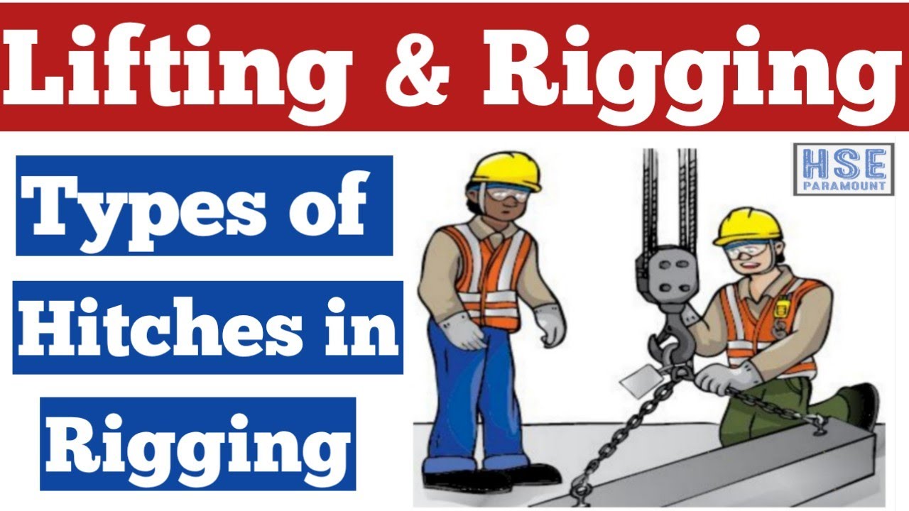 Lifting & Rigging Safety | Types of Hitches in Rigging | Vertical Hitch | Choker Hitch |Basket Hitch