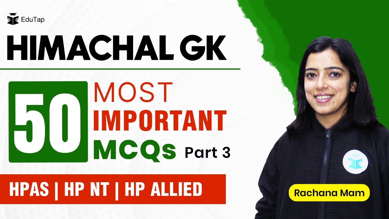Himachal GK Important Questions | HP GK for HPPSC HPAS, HP NT and HP Allied | HP GK Notes PDF