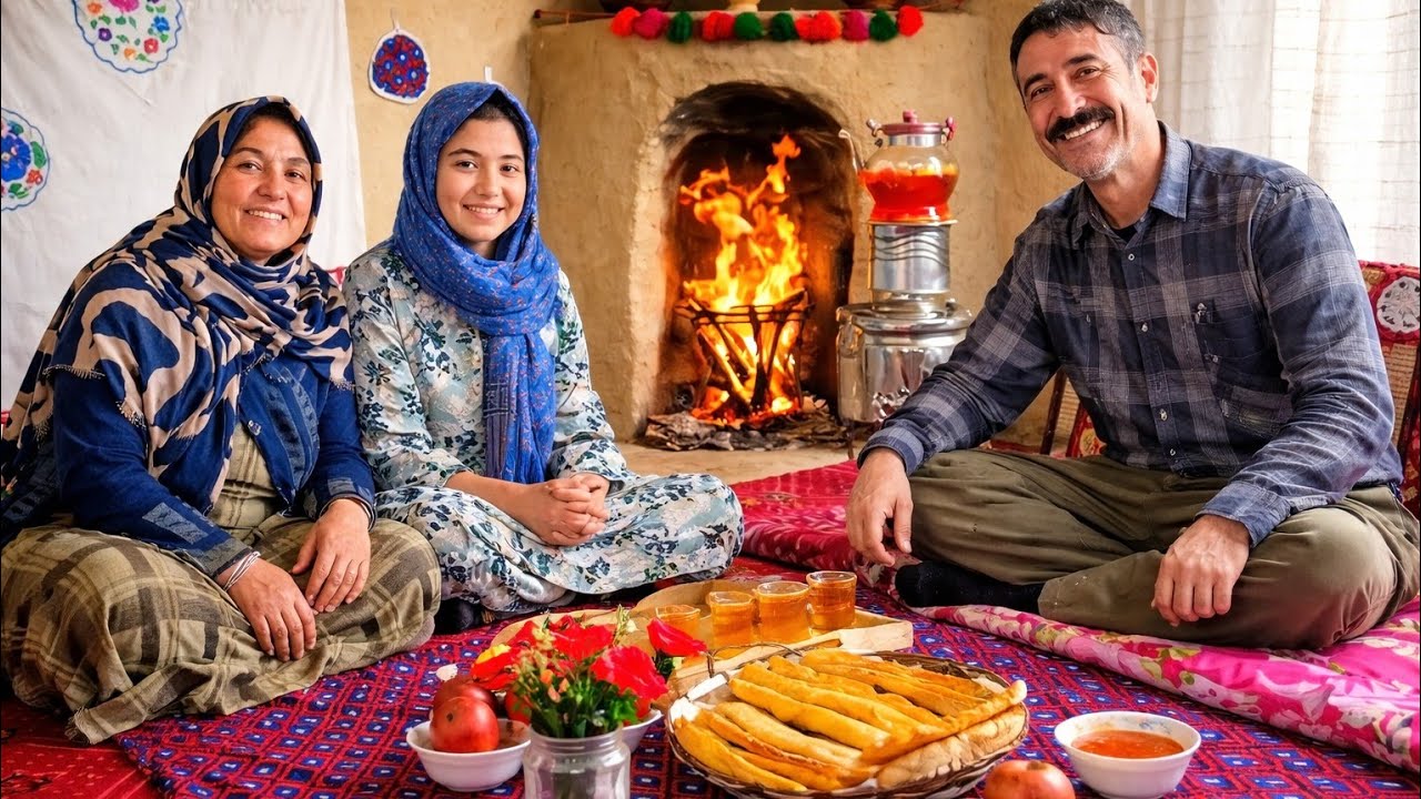 Traditional Afghan Bolani ASMR | Outdoor Cooking in Kabul Mountains (Breakfast to Lunch)