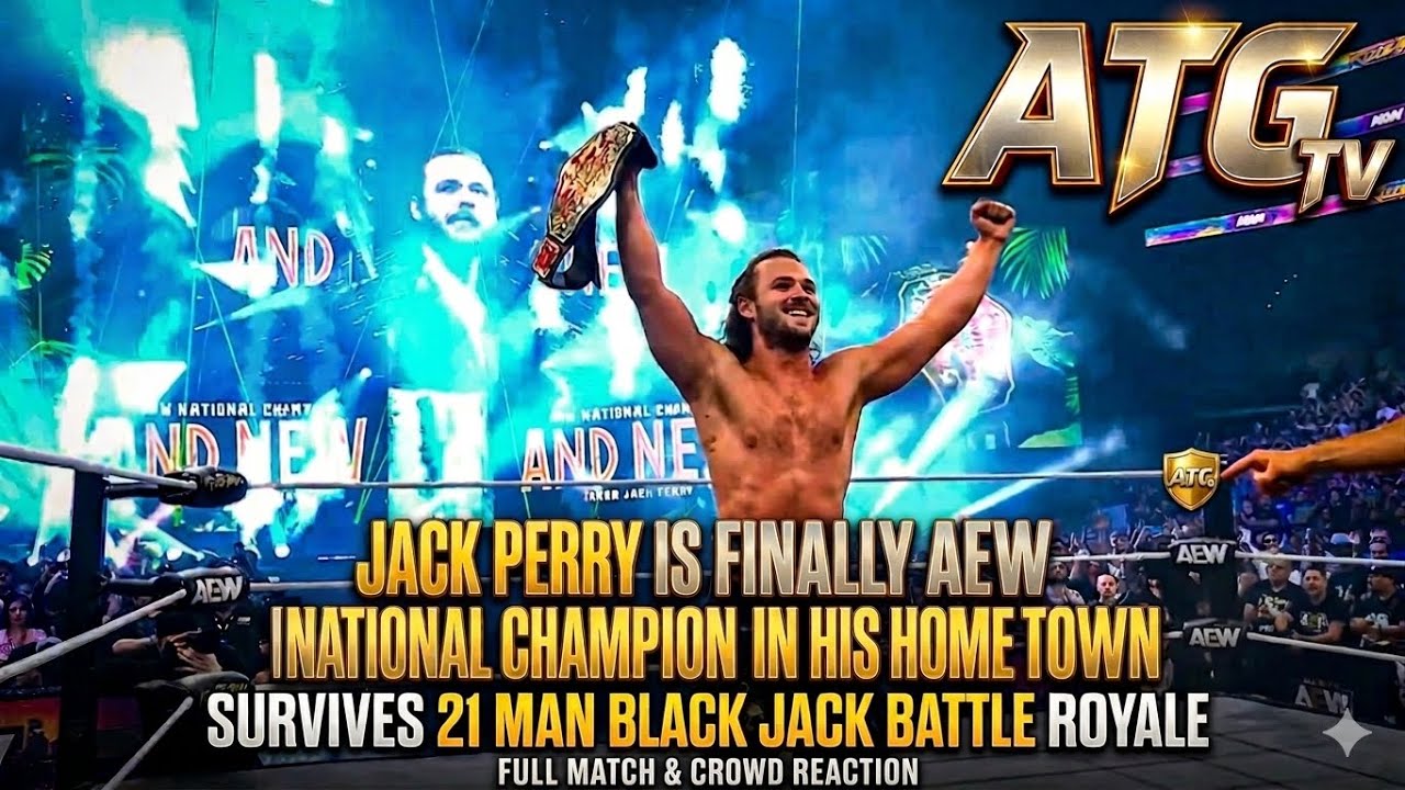 AEW Revolution 2026 21 Man Blackjack Battle Royale for the AEW National Championship full match 